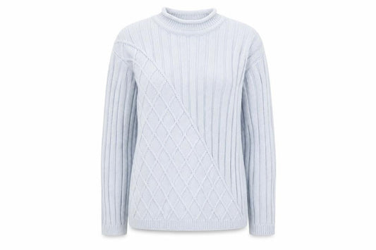 Womens UK Size 10 Olsen Blue Pullover Jumper