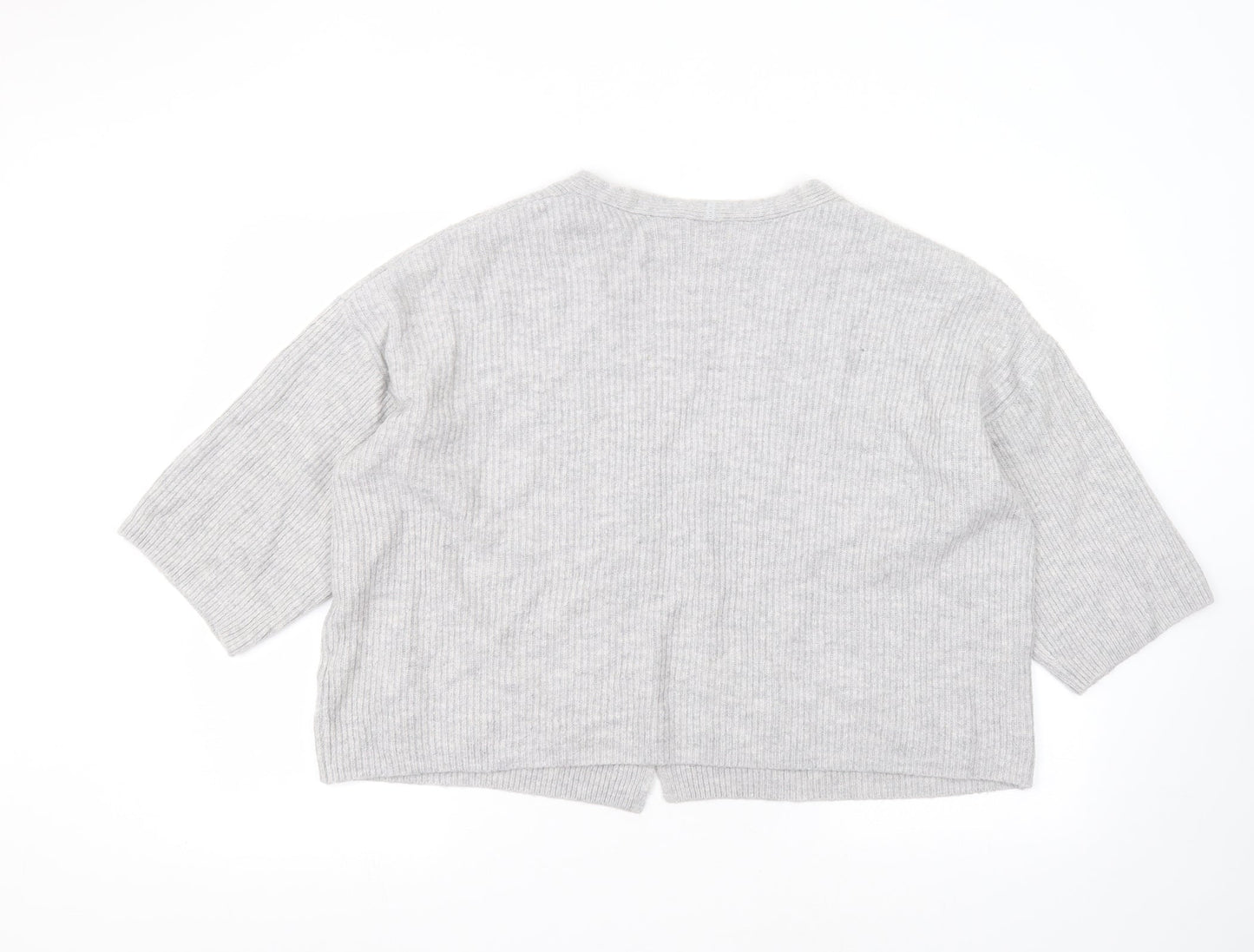 Womens UK Size XS H&M Grey Cardigan Jumper