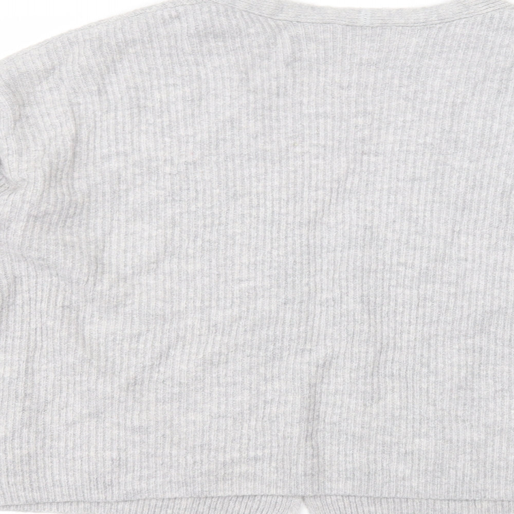 Womens UK Size XS H&M Grey Cardigan Jumper