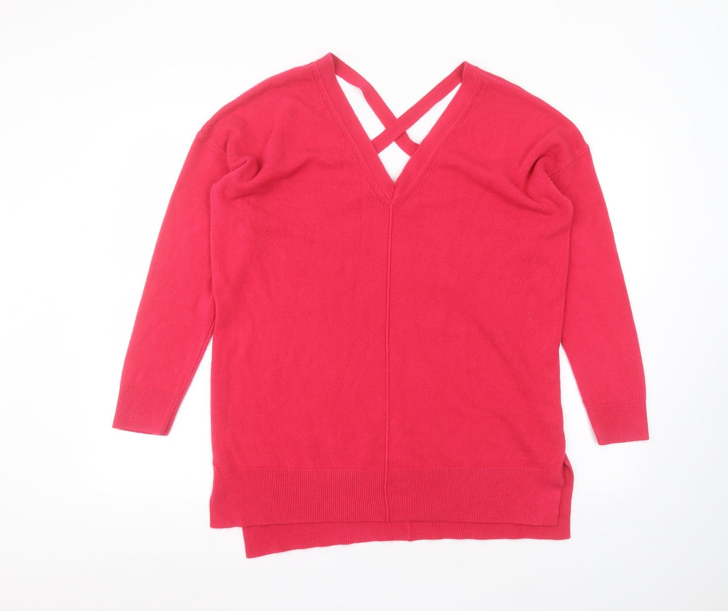 Womens UK Size L Matalan Pink Pullover Jumper