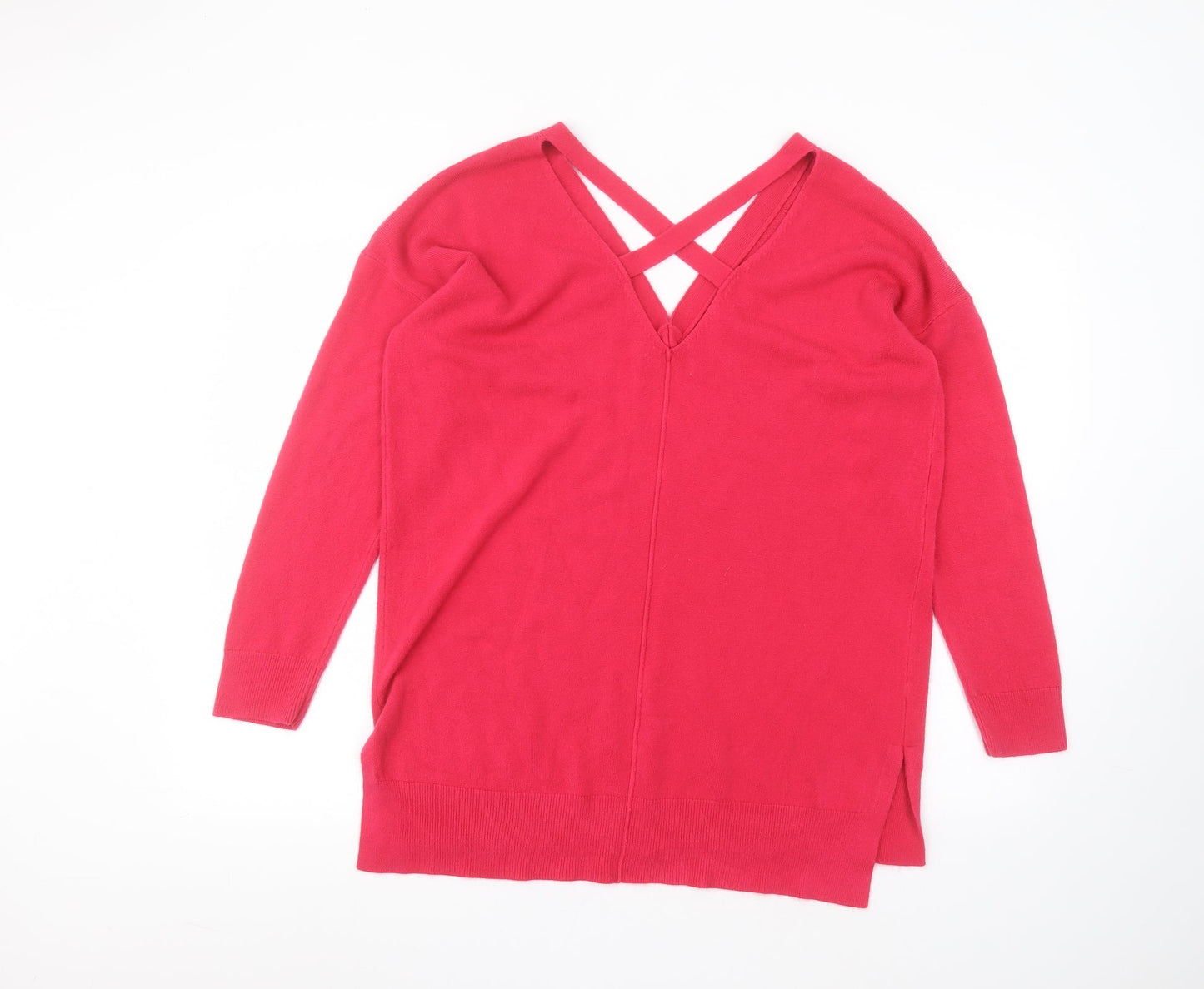 Womens UK Size L Matalan Pink Pullover Jumper