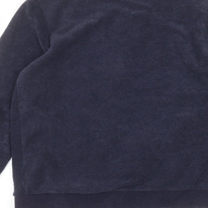 Womens UK Size M ASOS Blue Full Zip Jumper