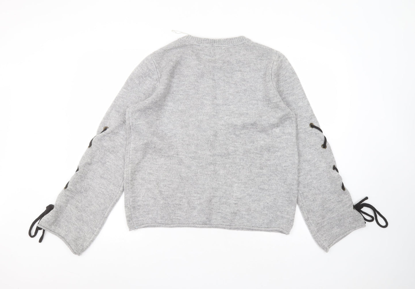 Womens UK Size M Matalan Grey Pullover Jumper