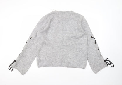 Womens UK Size M Matalan Grey Pullover Jumper
