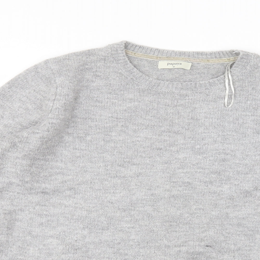 Womens UK Size M Matalan Grey Pullover Jumper