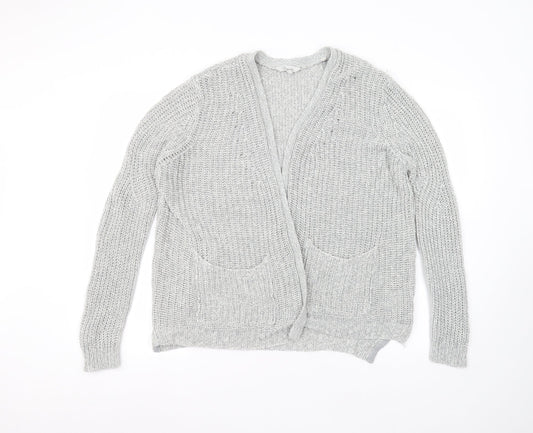 Womens UK Size M Peacocks Grey Cardigan Jumper