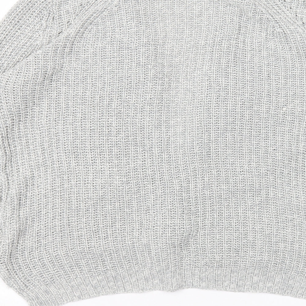 Womens UK Size M Peacocks Grey Cardigan Jumper