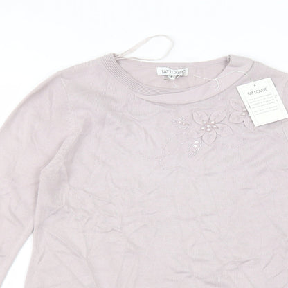 Womens UK Size S fay louise Pink Basic T-Shirt