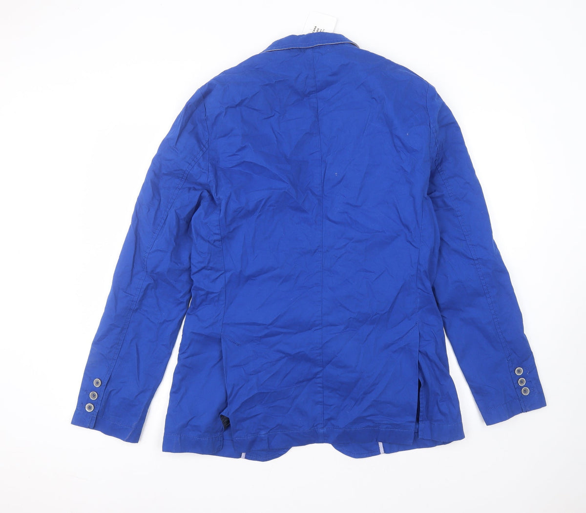 Back view of Limited delpiero women’s blue jacket, size M