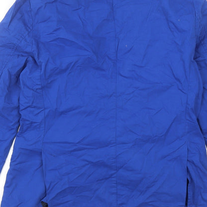 Brand and care label for Limited delpiero women’s blue jacket, size M