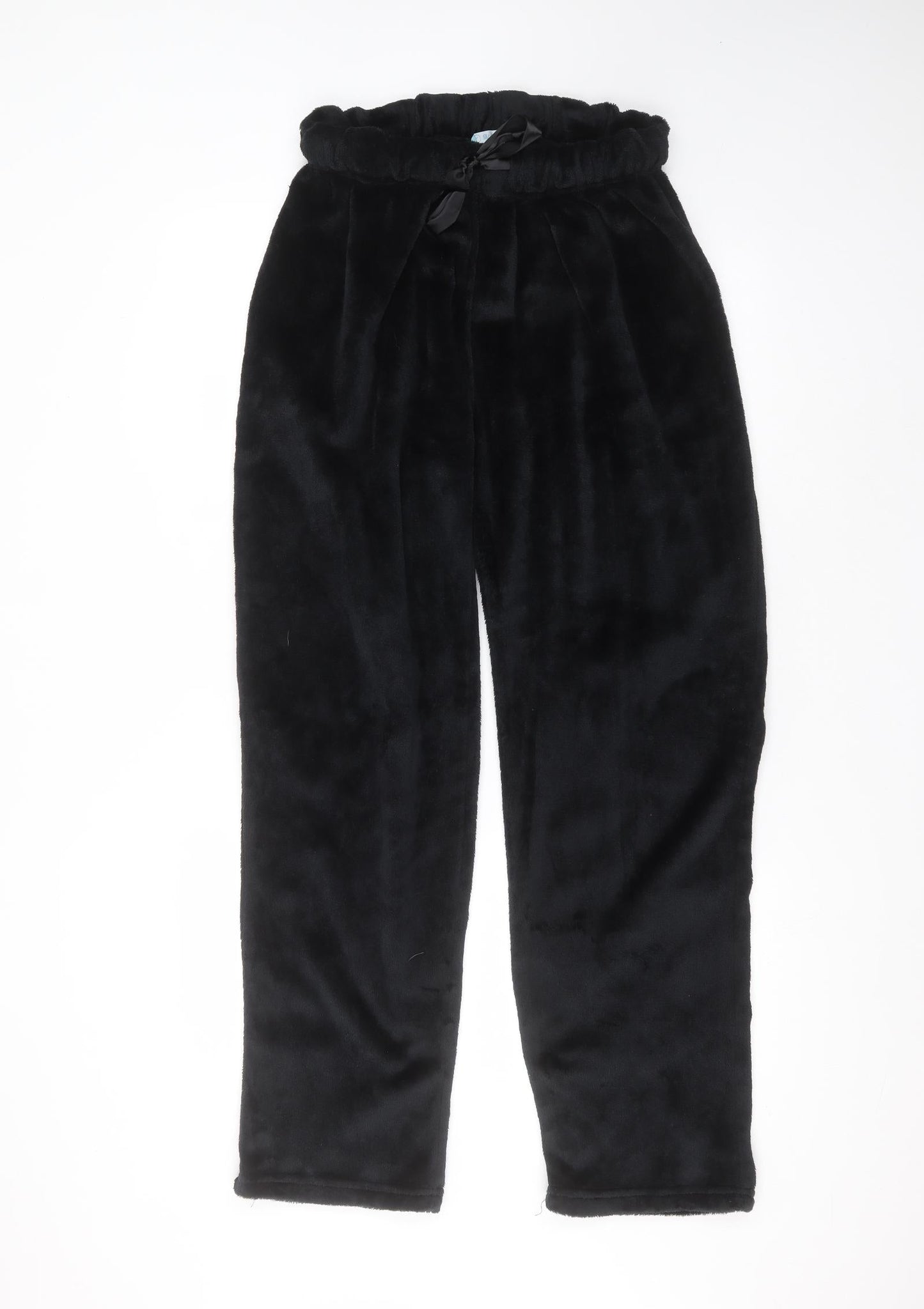 Avenue Womens Black  Polyester Trousers  Size L L29 in Regular