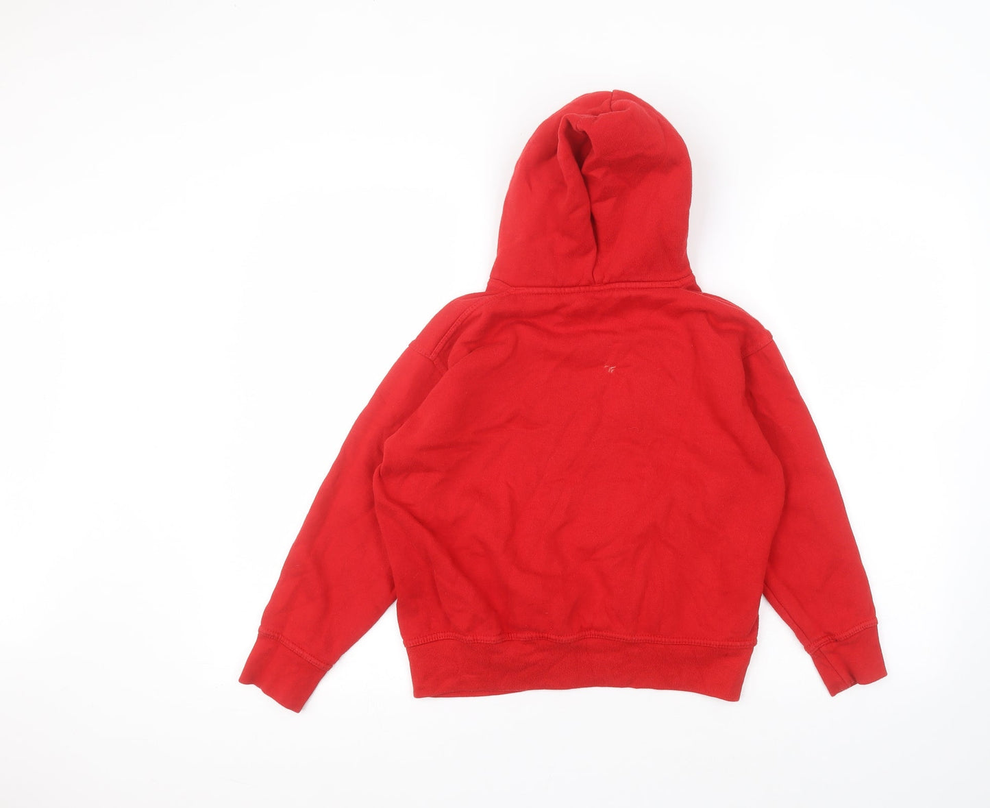 Authentic Girls Red  Cotton Pullover Hoodie Size 9-10 Years