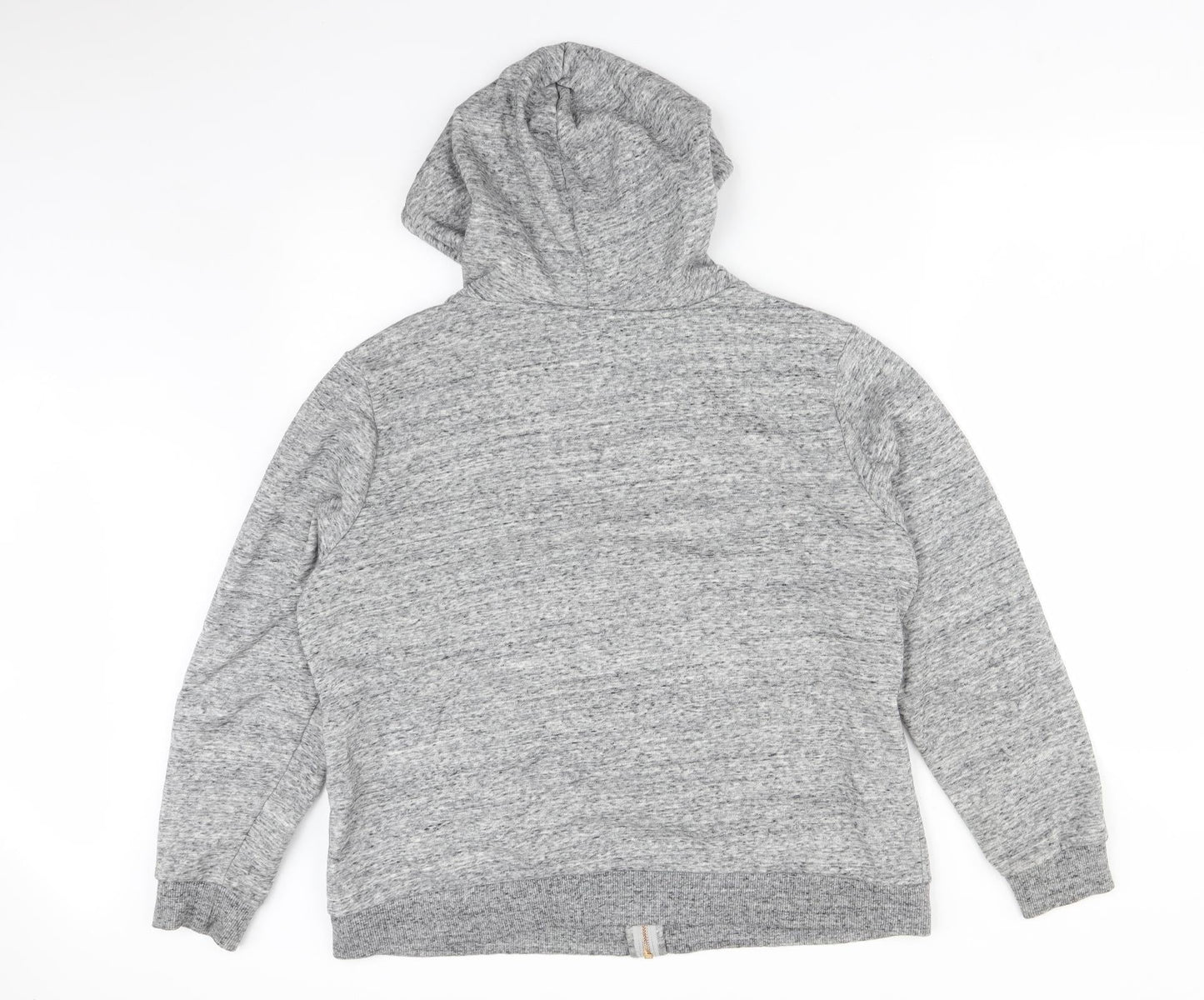 Papaya Womens Grey  Cotton Full Zip Hoodie Size L