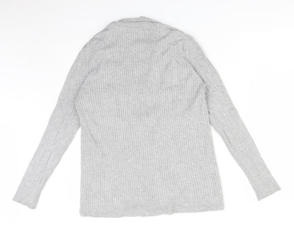 Womens UK Size 14 M&Co Grey Cardigan Jumper