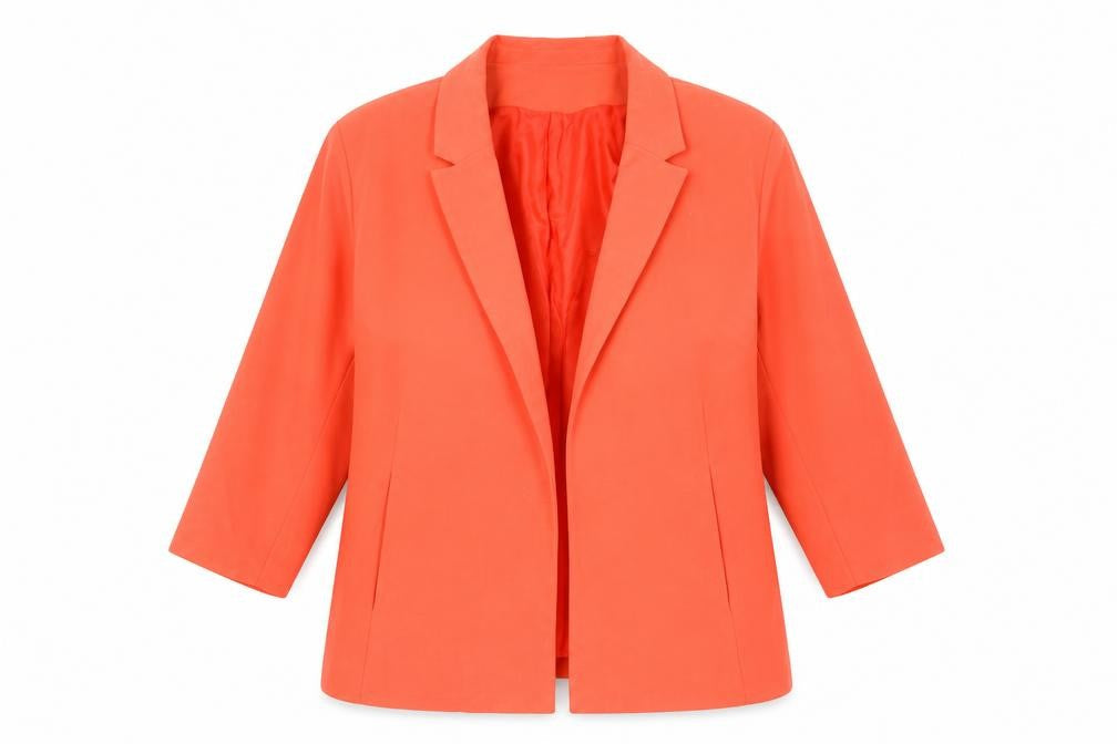 Womens UK Size 18 Atmosphere Regular Orange Suit Jacket