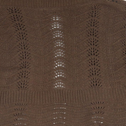 Womens UK Size S M&Co Brown Pullover Jumper