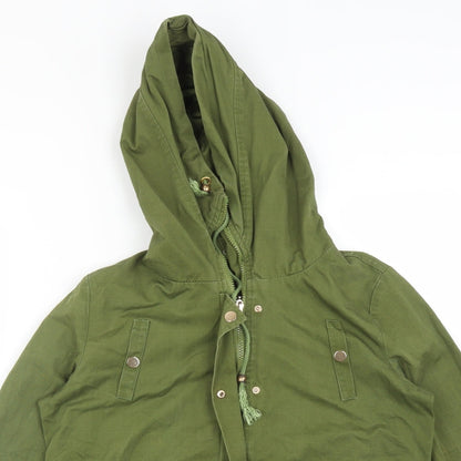 LUMINEUX Womens Green   Overcoat Coat Size M