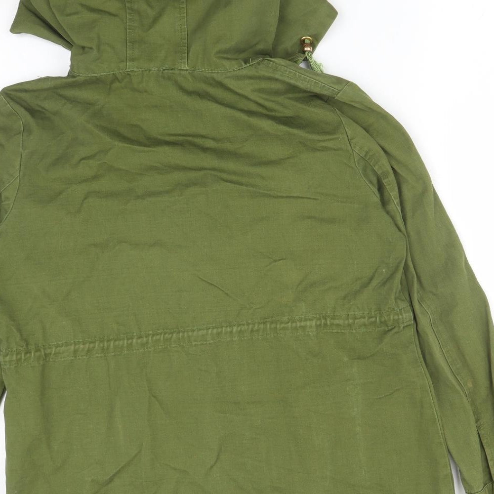 LUMINEUX Womens Green   Overcoat Coat Size M