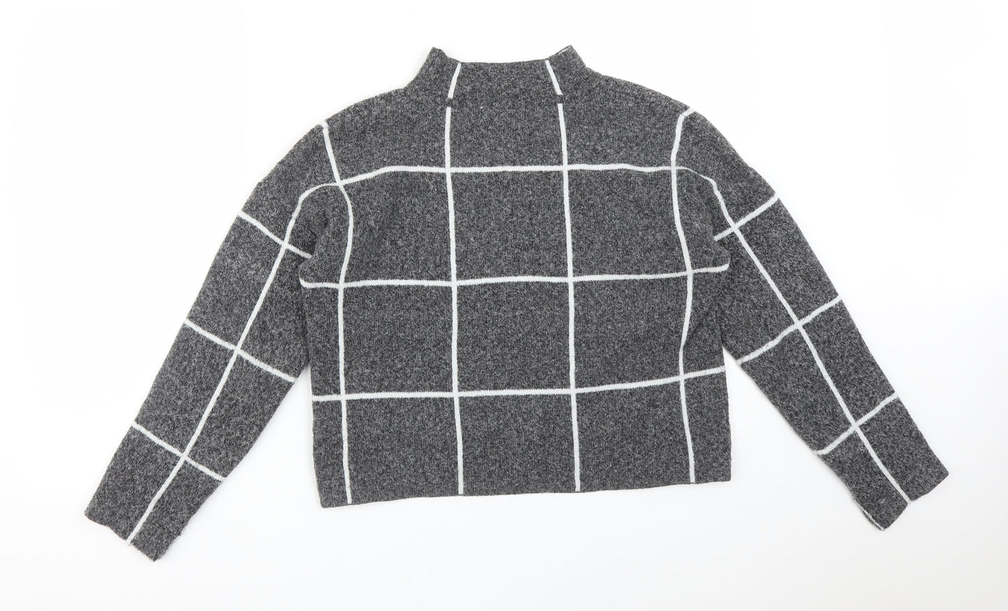 Atmosphere Womens Multicoloured Check Polyester Pullover Sweatshirt Size M