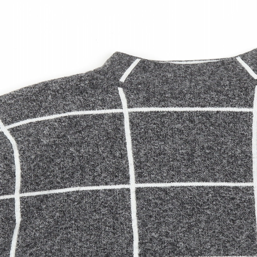 Atmosphere Womens Multicoloured Check Polyester Pullover Sweatshirt Size M