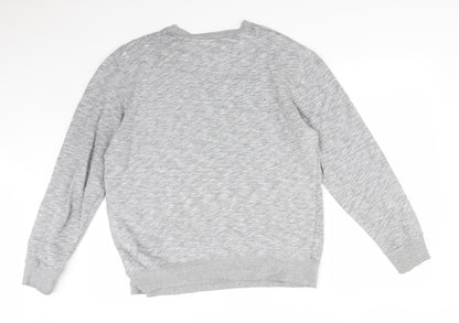 Officers Club Womens Grey   Pullover Sweatshirt Size L   - COMPTON LOS ANGELES DEPT 3810 STATE