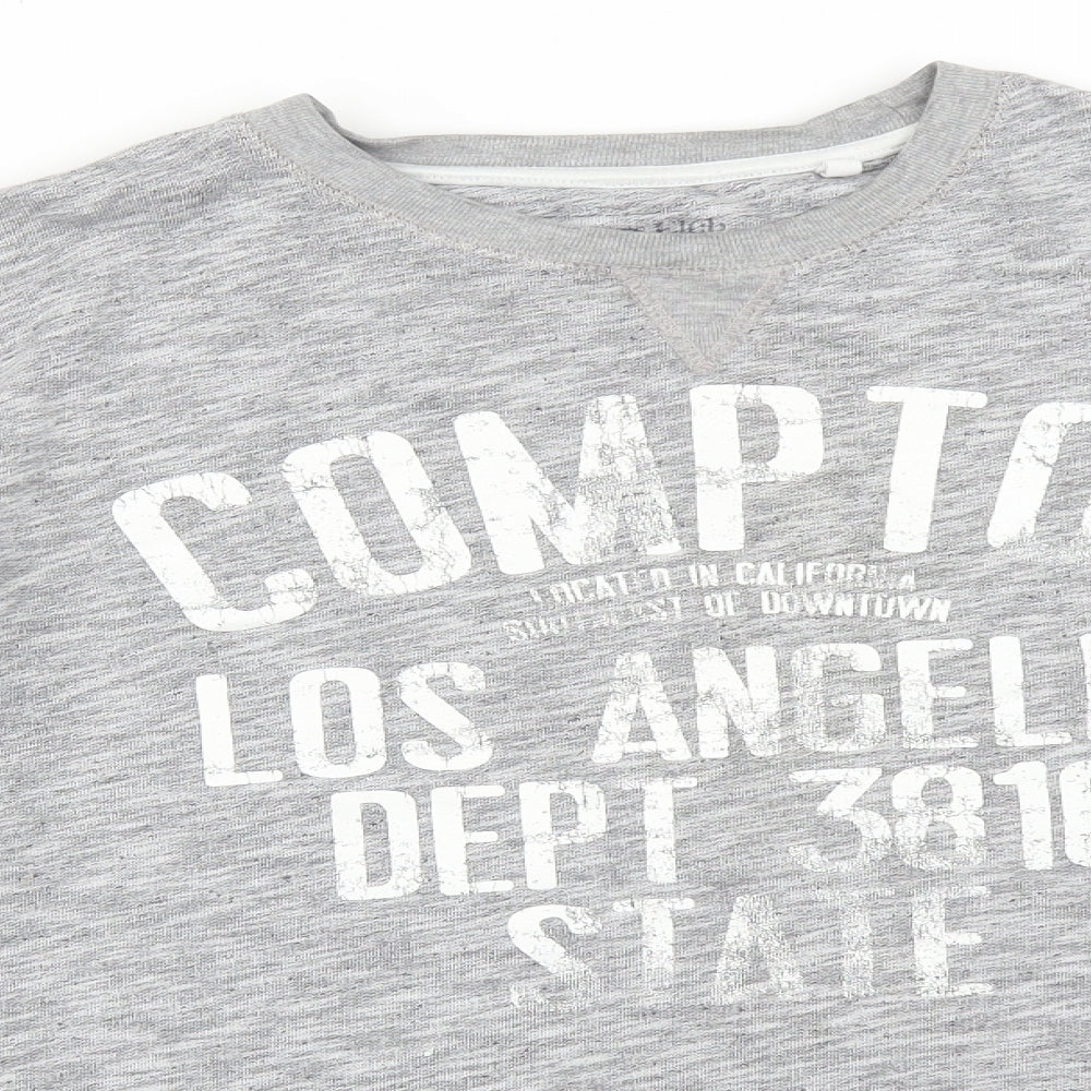 Officers Club Womens Grey   Pullover Sweatshirt Size L   - COMPTON LOS ANGELES DEPT 3810 STATE