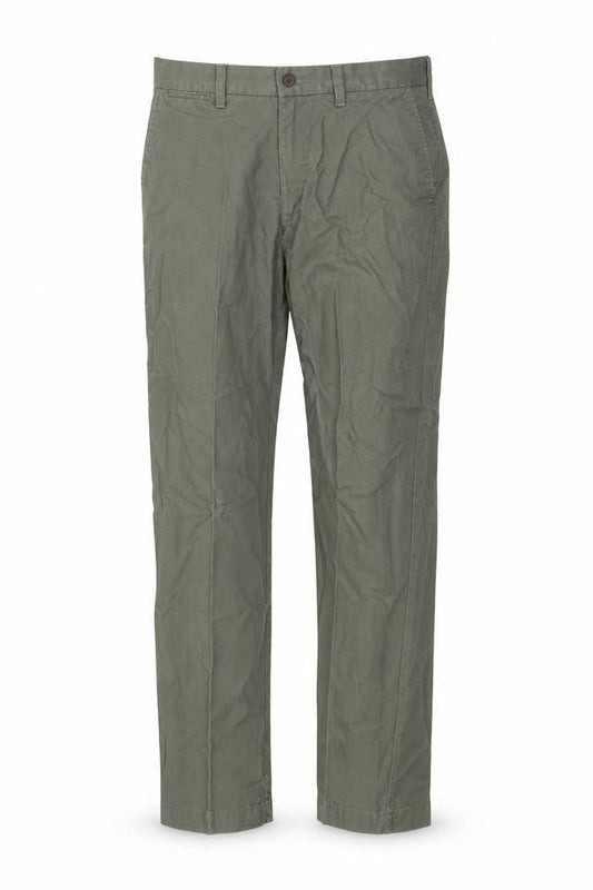 Womens UK Size 32 in Marks and Spencer Regular Fit  Green Trousers