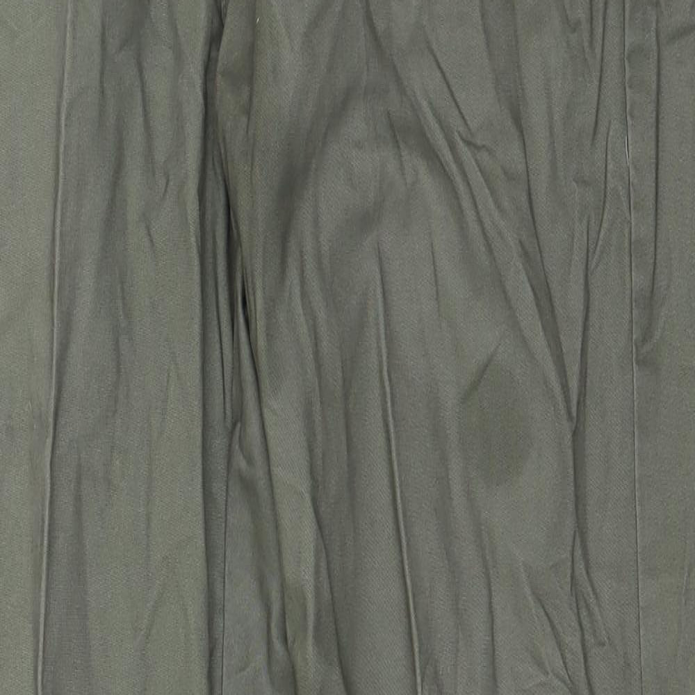 Womens UK Size 32 in Marks and Spencer Regular Fit  Green Trousers