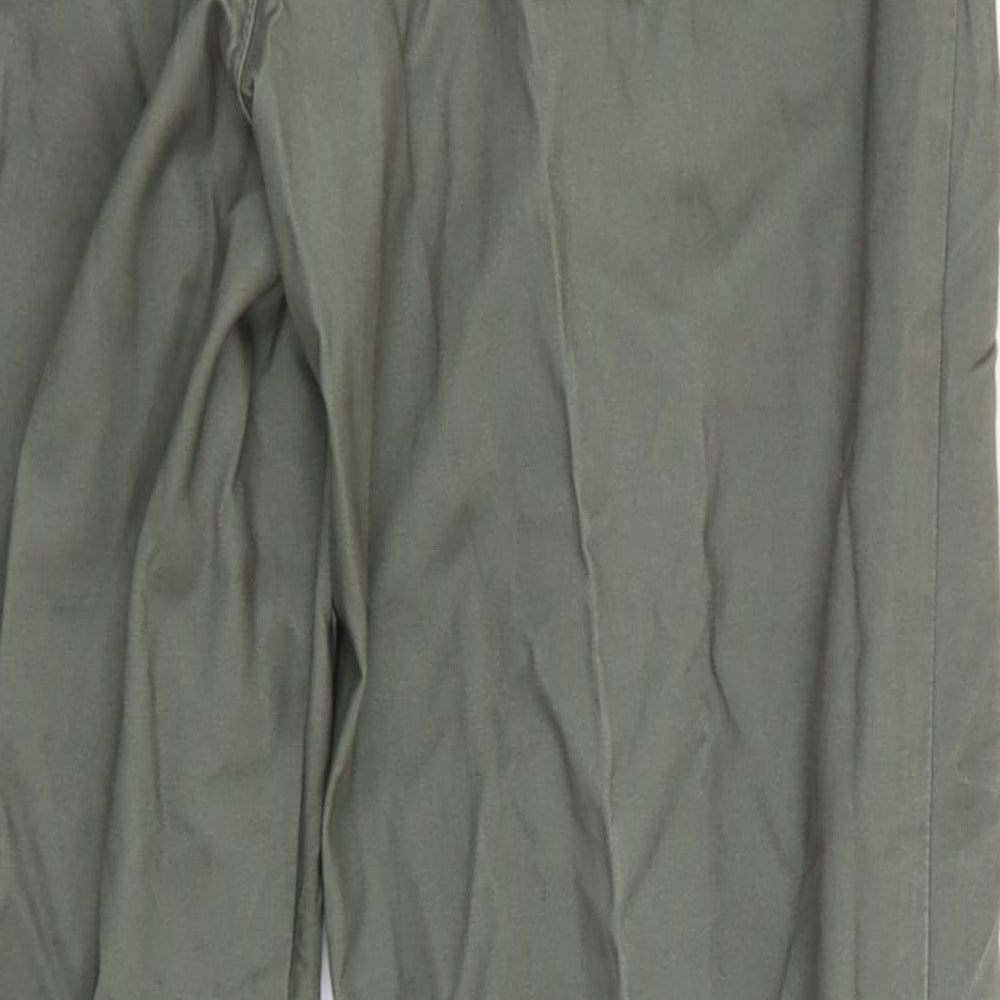 Womens UK Size 32 in Marks and Spencer Regular Fit  Green Trousers