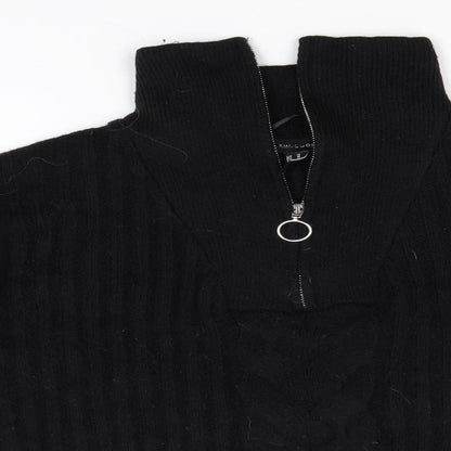 Womens UK Size M New Look Black Pullover Jumper