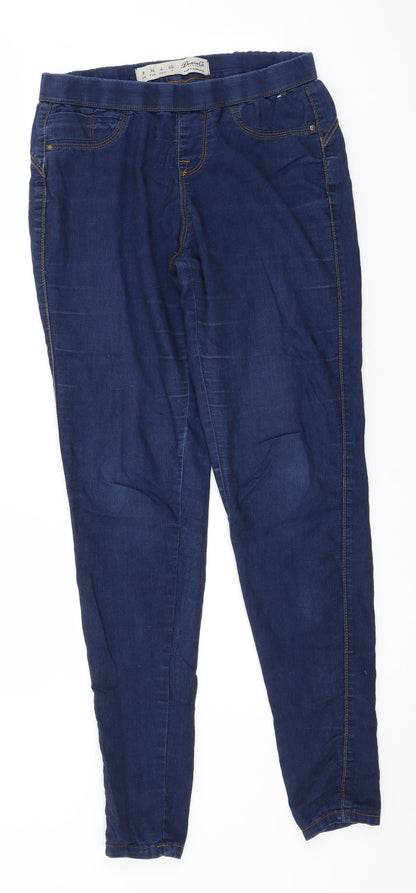 Denim & Co. Womens Blue  Cotton Jegging Jeans Size 8 L30 in Regular
