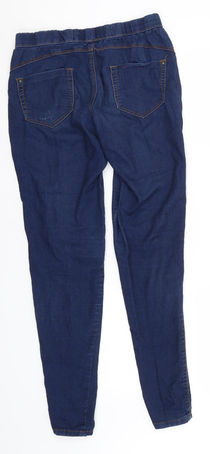 Denim & Co. Womens Blue  Cotton Jegging Jeans Size 8 L30 in Regular