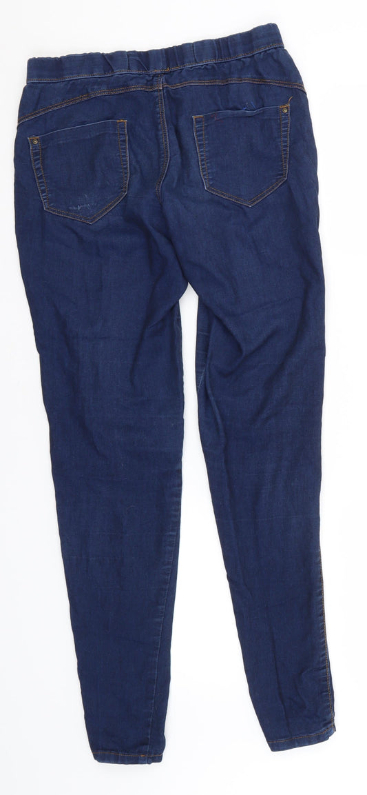 Denim & Co. Womens Blue  Cotton Jegging Jeans Size 8 L30 in Regular