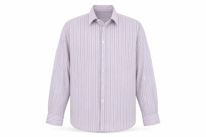 Autograph Mens Blue Striped Cotton  Button-Up Size XL Collared