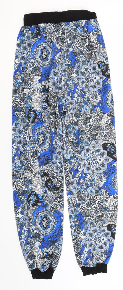 Womens UK Size 6 Atmosphere Regular Fit Sweatpants Blue Trousers