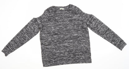 Womens UK Size 14 Papaya Grey Pullover Jumper