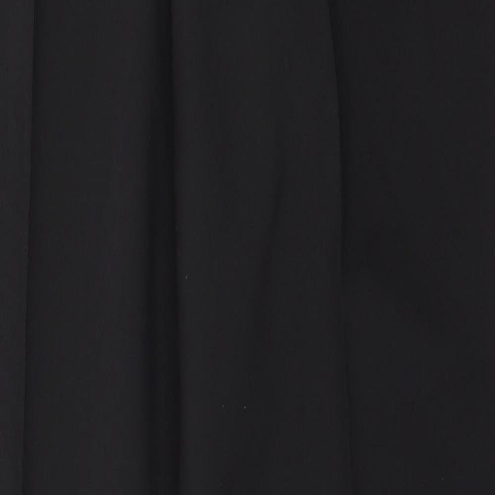 Matalan Mens Black  Polyester Trousers  Size 34 in L33 in Regular