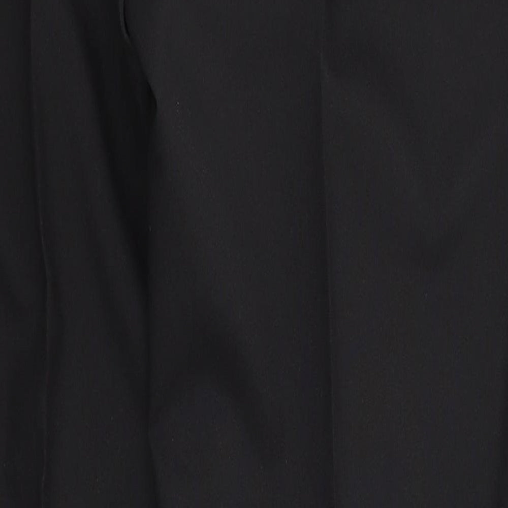 Matalan Mens Black  Polyester Trousers  Size 34 in L33 in Regular