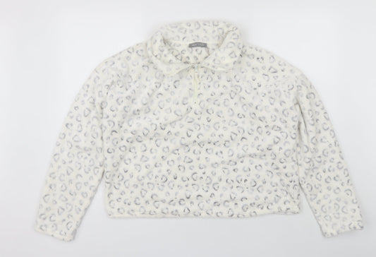 Womens UK Size 14 New Look White Pullover Jumper