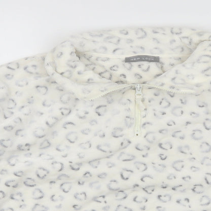 Womens UK Size 14 New Look White Pullover Jumper