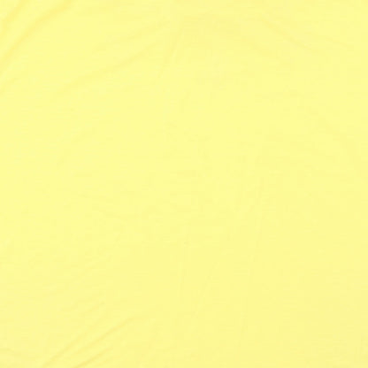 Womens UK Size 2XL Lucky Yellow Basic T-Shirt