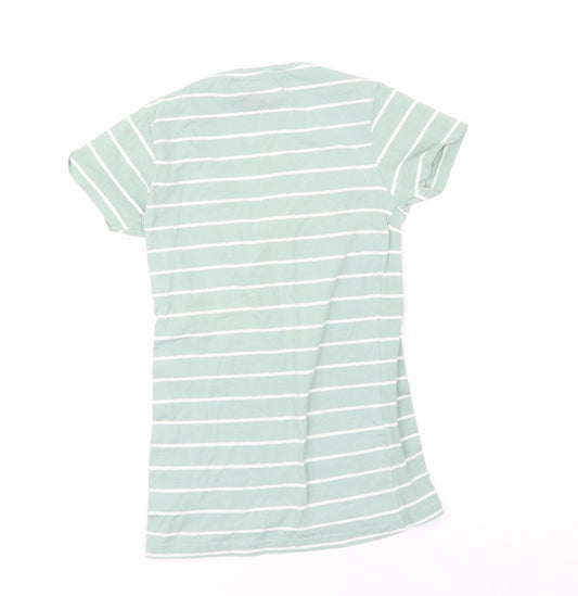 Womens UK Size 6 Atmosphere Green Basic T-Shirt