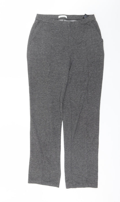 Womens UK Size 10 Marks and Spencer Regular Fit  Grey Trousers