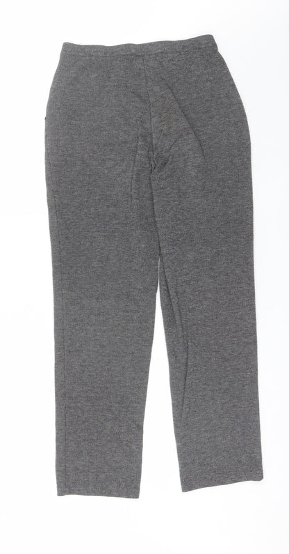 Womens UK Size 10 Marks and Spencer Regular Fit  Grey Trousers