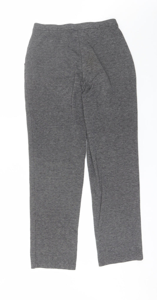 Womens UK Size 10 Marks and Spencer Regular Fit  Grey Trousers