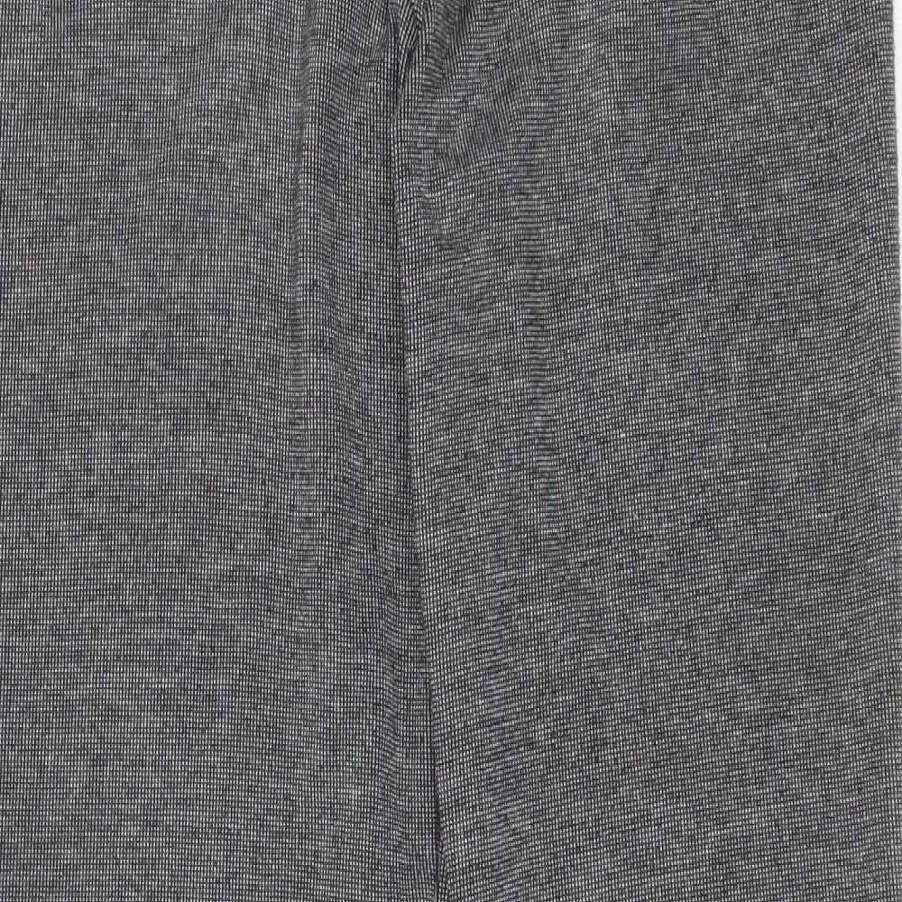 Womens UK Size 10 Marks and Spencer Regular Fit  Grey Trousers