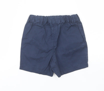 Primark Baby Blue  Cotton Cropped Trousers Size 18-24 Months