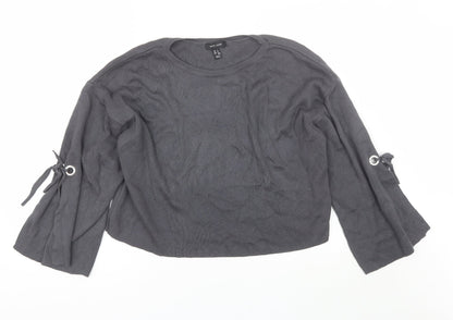 Womens UK Size 8 New Look Grey Pullover Jumper