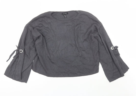 Womens UK Size 8 New Look Grey Pullover Jumper