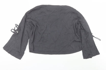 Womens UK Size 8 New Look Grey Pullover Jumper